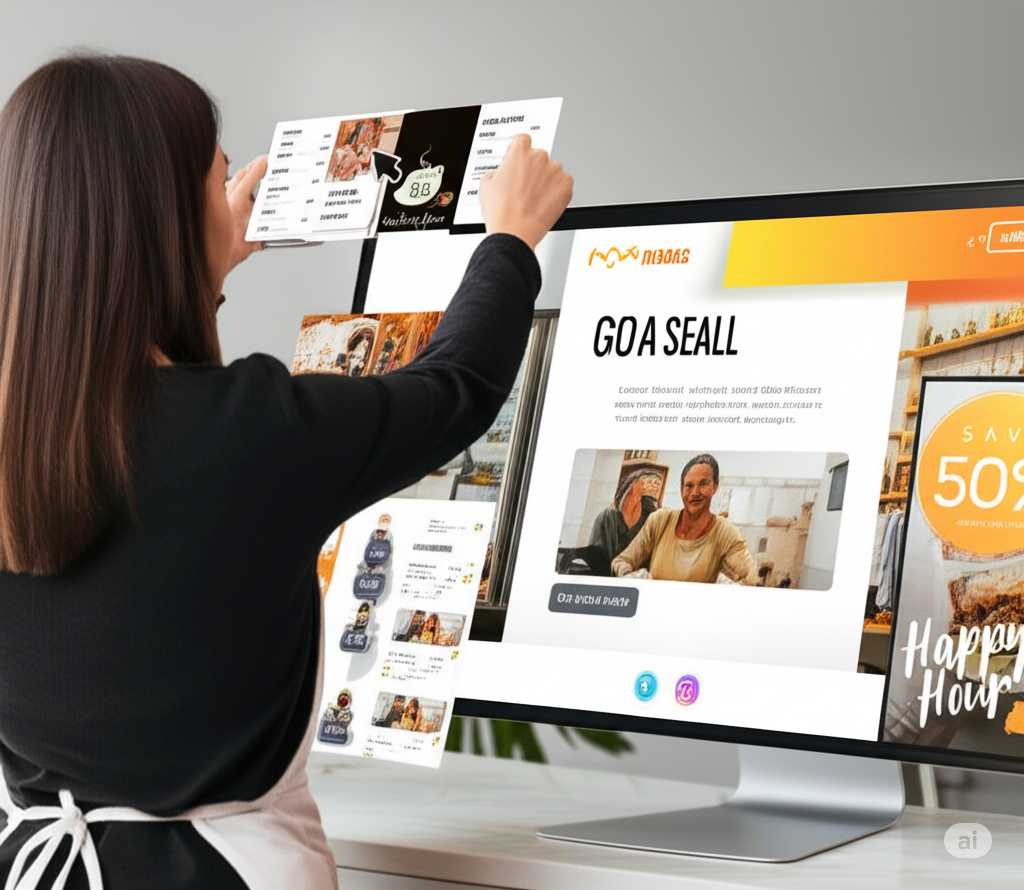 Digital signage interface